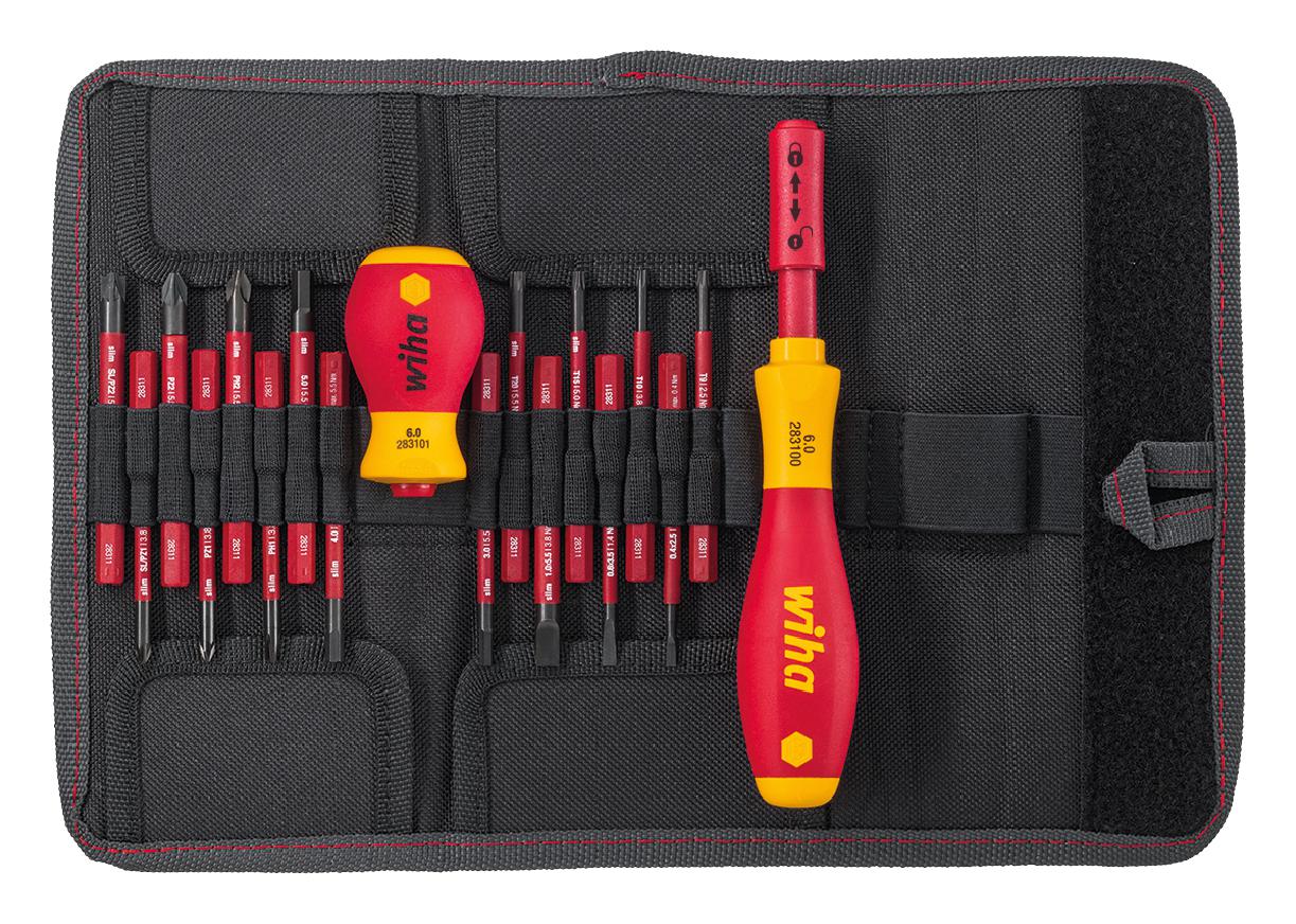 41231 Wiha Screwdriver Set Slotted Phillips