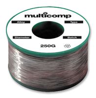 Multicomp 507-1290 Solder Wire, Lead Free, 0.5Mm, 250G