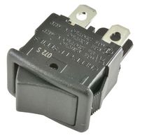 Zf Lra32H2Bbbnn Switch, Rocker, Dpst, 10A, 250V, Black