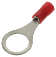 Amp - Te Connectivity 34152 Terminal, Ring, 9.53Mm Stud, Crimp, Red, 22-16Awg