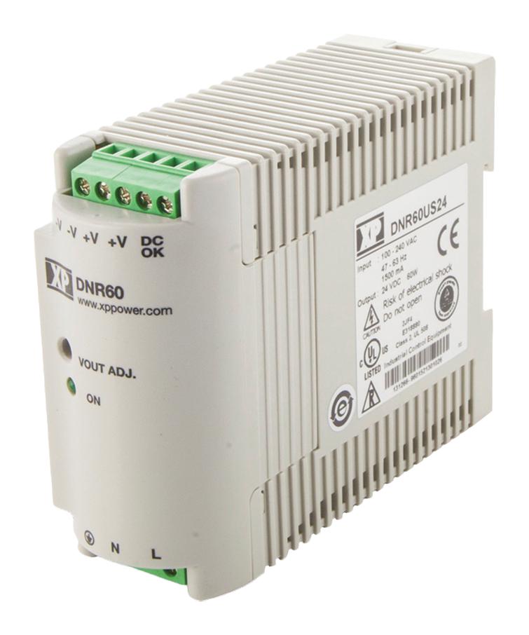 DNR60US24 - Xp Power - AC/DC DIN Rail Power Supply (PSU), ITE, 1