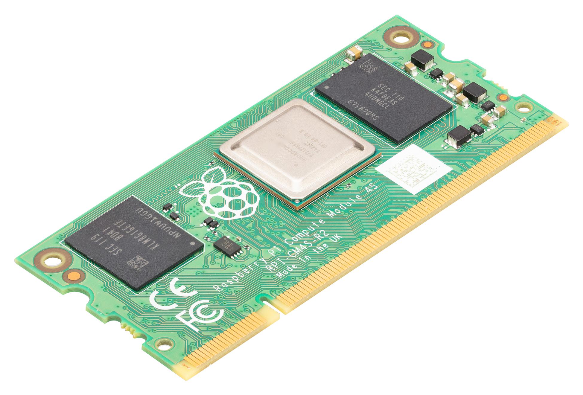 Rpi Compute Module 4s CM4S01016B - Raspberry-pi - SBC, RPI Compute Module 4S, BCM2711