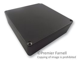 HAMMOND 1590QBK Metal Enclosure, Shielded, IP54, NEMA 12K, Small, Diecast Aluminium, 34 mm, 120 mm, 120 mm, IP54