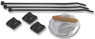 PANDUIT EMSK3-1-3-0 Cable Tie Mount, Adhesive, Black