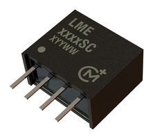 MURATA POWER SOLUTIONS LME0512SC Isolated Through Hole DC/DC Converter, ITE, SIP, 1:1, 250 mW, 1 Output, 12 V