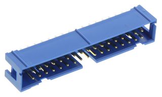 AMPHENOL COMMUNICATIONS SOLUTIONS 75869-106LF Pin Header, Straight, Wire-to-Board, 2.54 mm, 2 Rows, 34 Contacts, Through Hole, FCI Quickie 75869