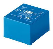 BLOCK FL24/24 PCB Transformer, UI 39 x 17, Encapsulated Safety Isolating, 2 x 115V, 2 x 24V, 24 VA, 50Hz / 60Hz