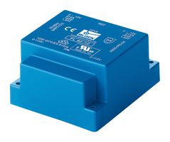 BLOCK FL42/6 PCB Transformer, UI 48 x 17, Encapsulated Safety Isolating, 2 x 115V, 2 x 6V, 42 VA, 50Hz / 60Hz