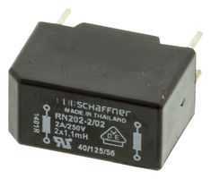 TE CONNECTIVITY - SCHAFFNER RN202-2-02 Choke, Current-Compensated, 1.1 mH, 2 A, RN Series