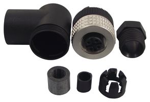 HIRSCHMANN ELWIKA 5012 PG7 Circular Connector, Standard Circular Connector, E Series M12, Cable Mount Receptacle, 5 Contacts