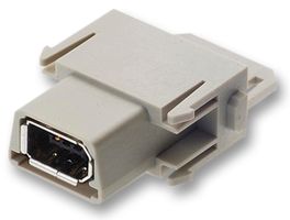 HARTING 09 14 001 4711 I/O Connector, 6 Contacts, Receptacle, Firewire IEEE-1394, Cable Mount