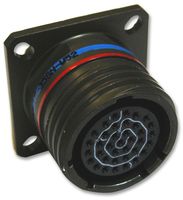 AMPHENOL LTD TVP00RW-13-98SN(W52) Circular Connector, TV Series, MIL-DTL-38999 Series III, Wall Mount Receptacle, 10 Contacts