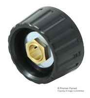 MENTOR 334.8 Knob, Round Shaft, 8 mm, Plastic, Round, 36 mm