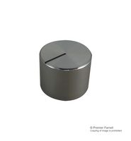 MENTOR 522.6191 Knob, Round Shaft, 6 mm, Aluminium, Round Knurled with Indicator Line, 20 mm