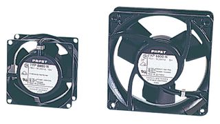 EBM-PAPST 4650N. AC Axial Fan, 230V, Square, 119 mm, 38 mm, Sleeve Bearing, 94.2 CFM