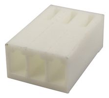 MOLEX 22-01-2037 Connector Housing, Natural, KK 254 2695 Series, Receptacle, 3 Ways, 2.54 mm