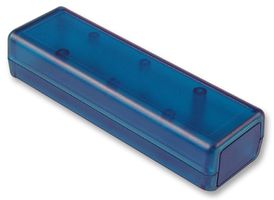 HAMMOND 1593DTBU Plastic Enclosure, Recessed Top, Handheld, ABS, 114 mm, 36 mm, 25 mm