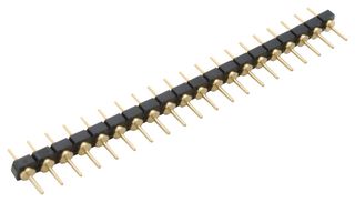 SAMTEC BBL-120-G-E Pin Header, Low Profile, Board-to-Board, 2.54 mm, 1 Rows, 20 Contacts, Through Hole, BBL