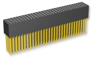SAMTEC PTHF-130-02-GF-Q-368 PCB Receptacle, Wire-to-Board, 2 mm, 4 Rows, 120 Contacts, Through Hole Mount, PTHF