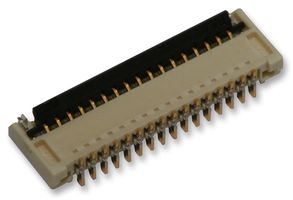 MOLEX 501912-3390 FFC / FPC Board Connector, Right Angle, 0.3 mm, 33 Contacts, Easy-On 501912 Series, Solder, Bottom