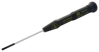 CK TOOLS T4880XES256 Screwdriver, Slotted, Xonic, 60 mm Blade, 2.5 mm Tip, 157 mm Overall