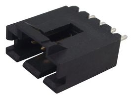 AMP - TE CONNECTIVITY 5-104363-3 Pin Header, Wire-to-Board, 2.54 mm, 1 Rows, 4 Contacts, Through Hole Straight, MTE