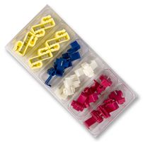MOLEX 76650-0049 Connector Kit, Terminals & Splices, 28 Pcs of 22-10AWG Multi-lock Splice Connectors, Multi-Lock