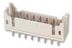 JST / JAPAN SOLDERLESS TERMINALS B16B-PHDSS (LF)(SN) Pin Header, Top Entry, Wire-to-Board, 2 mm, 2 Rows, 16 Contacts, Through Hole, PHD