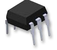 ONSEMI CNY17F4M Optocoupler, Transistor Output, 1 Channel, DIP, 6 Pins, 60 mA, 7.5 kV, 160 %