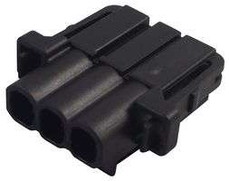 AMP - TE CONNECTIVITY 1-968976-9 Connector Housing, MCP, Receptacle, 3 Ways, 5.5 mm, AMP MCP 2.8 Series Socket Contacts