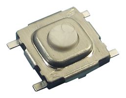 WURTH ELEKTRONIK 431151015826 Tactile Switch, WS-TASV Series, Top Actuated, Surface Mount, Round Button, 260 gf, 20mA at 15VDC