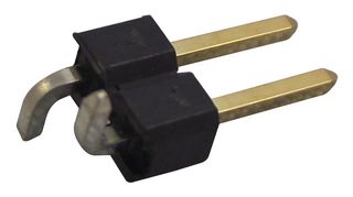 HARWIN M20-8770242 Pin Header, Vertical, Wire-to-Board, 2.54 mm, 1 Rows, 2 Contacts, Surface Mount Straight, M20-87