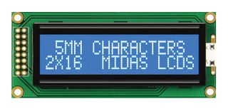 MIDAS DISPLAYS MC21605B6WD-BNMLW-V2