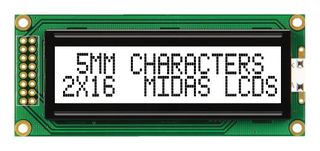MIDAS DISPLAYS MC21605B6W-FPTLW-V2