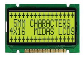 MIDAS DISPLAYS MC41605B6W-SPTLY-V2