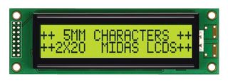 MIDAS DISPLAYS MC22005A6W-SPTLY-V2