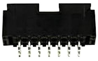 MOLEX 43879-0027 Pin Header, Board-to-Board, Wire-to-Board, 4.2 mm, 2 Rows, 14 Contacts, Press Fit