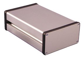 HAMMOND 1455NC1601 Metal Enclosure, 1455 Series, Extruded With Metal End Panels, Small, Extruded Aluminium, 53.01 mm