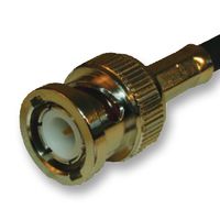 AMPHENOL RF 112116 RF / Coaxial Connector, BNC Coaxial, Straight Plug, Crimp, 50 ohm, RG58, Brass