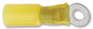 MOLEX 19164-0065 Ring Tongue Terminal, M5, #10, 10 AWG, 5.01 mm², Perma-Seal 19164, Yellow