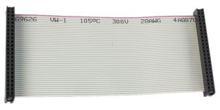 AMPHENOL COMMUNICATIONS SOLUTIONS FC20150-S Ribbon Cable, IDC Receptacle to IDC Receptacle, 20 Ways, 5.91 ", 150 mm, 2.54 mm