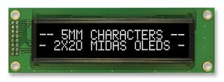 MIDAS DISPLAYS MCOB22005A1V-EWP