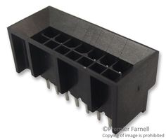 MOLEX 45280-1401 Pin Header, Board-to-Board, Wire-to-Board, 3 mm, 2 Rows, 14 Contacts, Press Fit