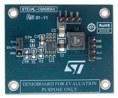 STMICROELECTRONICS STEVAL-ISA083V1 Demonstration Board, 4A peak 800 kHz Fixed Frequency PWM Synchronous Step Down Converter