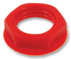 CLIFF ELECTRONIC COMPONENTS CL1416 Connector Accessory, Red Nylon Nut, 7/16" UNF, Cliff Electronic S2 Series 6.35mm Jack Sockets, S2