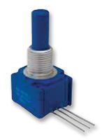 BOURNS 96A1A-B28-A15L Rotary Potentiometer, 10 kohm, 1 Turns, Linear, 2 W, ± 10%, 96 Series