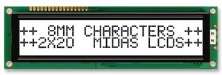 MIDAS DISPLAYS MC22008B6W-FPTLW-V2