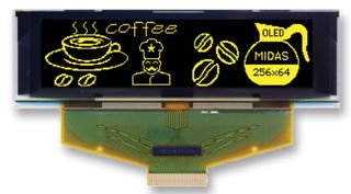 MIDAS DISPLAYS MCOT256064BA-YM