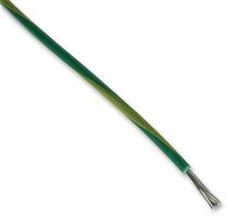 MULTICOMP PRO PP000762 Wire, Stranded, Equipment Tri Rated, PVC, Green, Yellow, 16 AWG, 30 x 0.25mm, 100 m