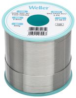 WELLER T0051386399 Solder Wire, 96.5/3/0.5, 0.8mm Diameter, 221°C, 500g